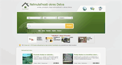 Desktop Screenshot of nehnutelnosti-detva.eu